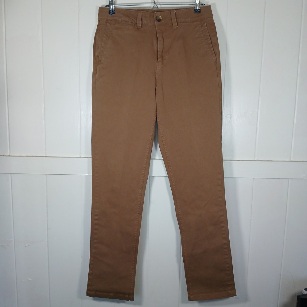 Roark Chino Pants Mens 30x32 Brown Standard Slim Fit Twill Trousers